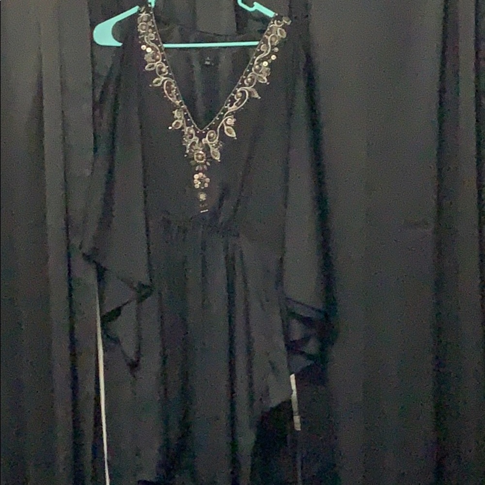 White House Black Market cold shoulder dress